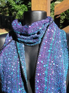 Blueberries and Grapes scarf